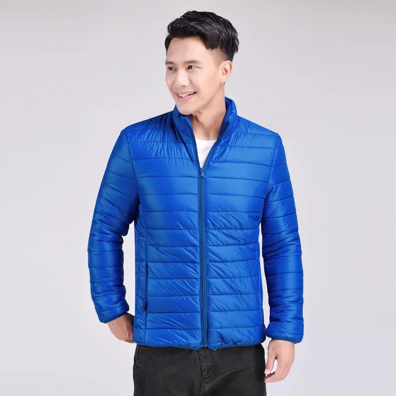 Winter New Men's Warm Long Sleeve Cotton-padded Jacket Comfortable and Leisure Slim  Men's Coat