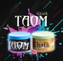 Taom Chalk Pyro Chalk V10 Soft Blue Billiard Pool Chalk 2.0 Pyramid Pink Green Snooker for Professional Round Billiards Chalk