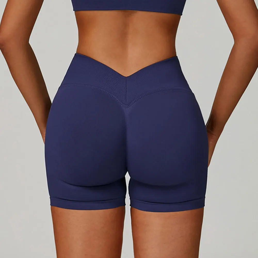 Running Sports Shorts Women Buttock Lift Gym Legging Women Scrunch Cycling Slim Fit Workout Shorts High Waist Summer Yoga Shorts