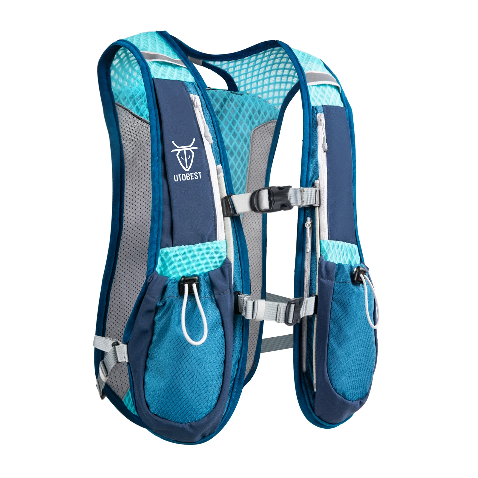 Utobest Trail Running Rucksack 5l ultraleichte Trink weste atmungsaktive Funktions packung für Marathon-Radfahren Wandern 6