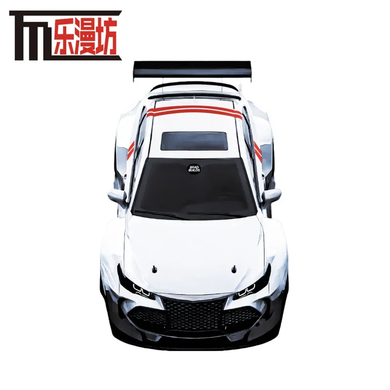 LeManFang LMF 1:64 COROLLA BRANCO / VERDE Modelo de carro