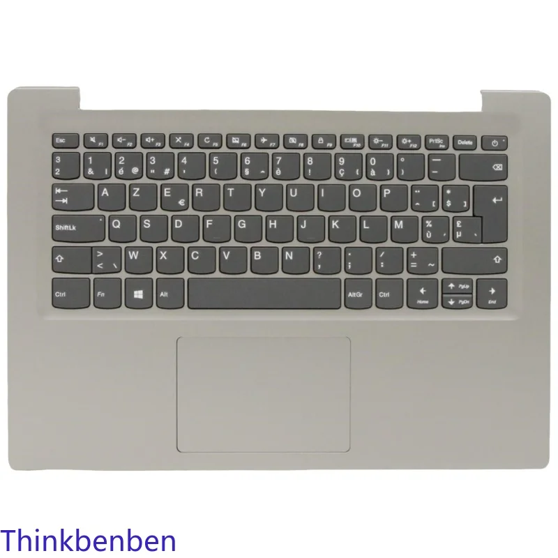 

BE Belgian Mineral Gray Keyboard Upper Case Palmrest Shell Cover For Lenovo Ideapad S130 14 130s 14IGM 120s 14IAP 5CB0R61085
