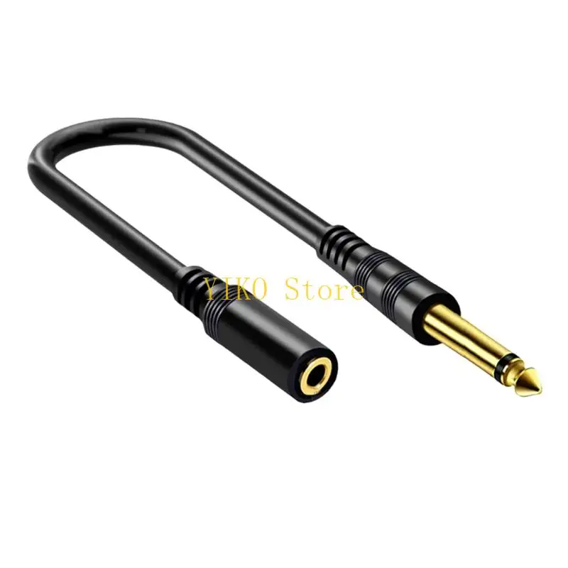 K32C 6.35Mm To 3.5Mm Sound Adapter Cable For Amplifiers And Microphones 30Cm/11.81in