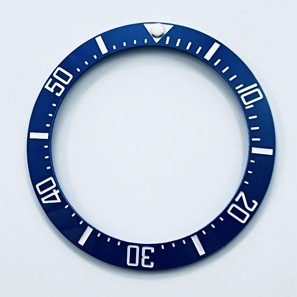 40mm SEA Ceramics Bezel Black Blue Green Sloping Diving Watch Insert Watch Replace Watch Face Watch Bezel Inserts Ring