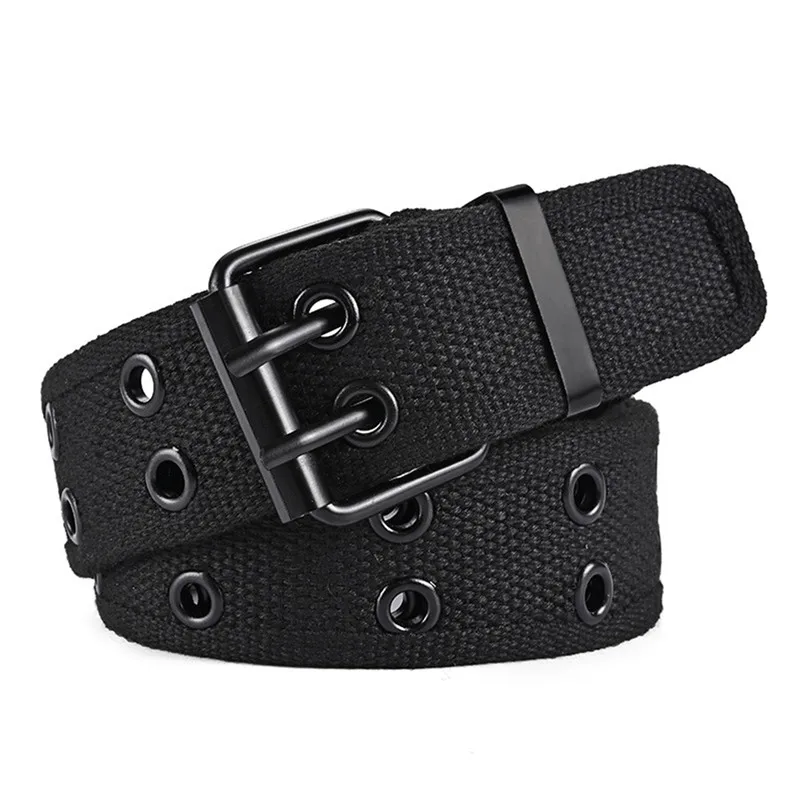 Leinwand Gürtel Für Männer Luxus Metall Pin Schnalle Armee Taktische Nylon Geflecht Gürtel Für Frauen Jeans Hohe Qualität Militär Strap Männlich