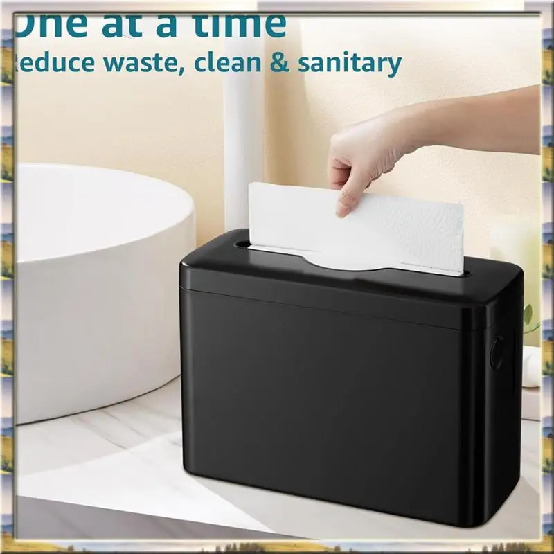 

AA46 HOT-Bathroom Hand Towel Dispenser Paper Towel Dispenser Countertop Multifold Trifold Commercial Black
