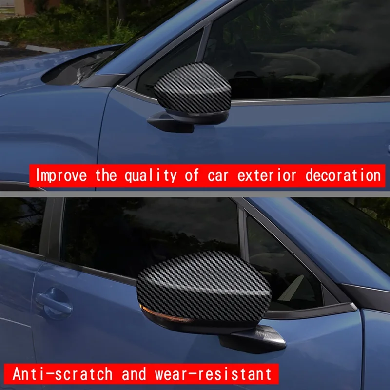 سيارة مرآة الرؤية الخلفية غطاء مرآة الباب قذيفة لسوبارو فورستر 2025 مرآة الرؤية الخلفية غطاء ألياف الكربون