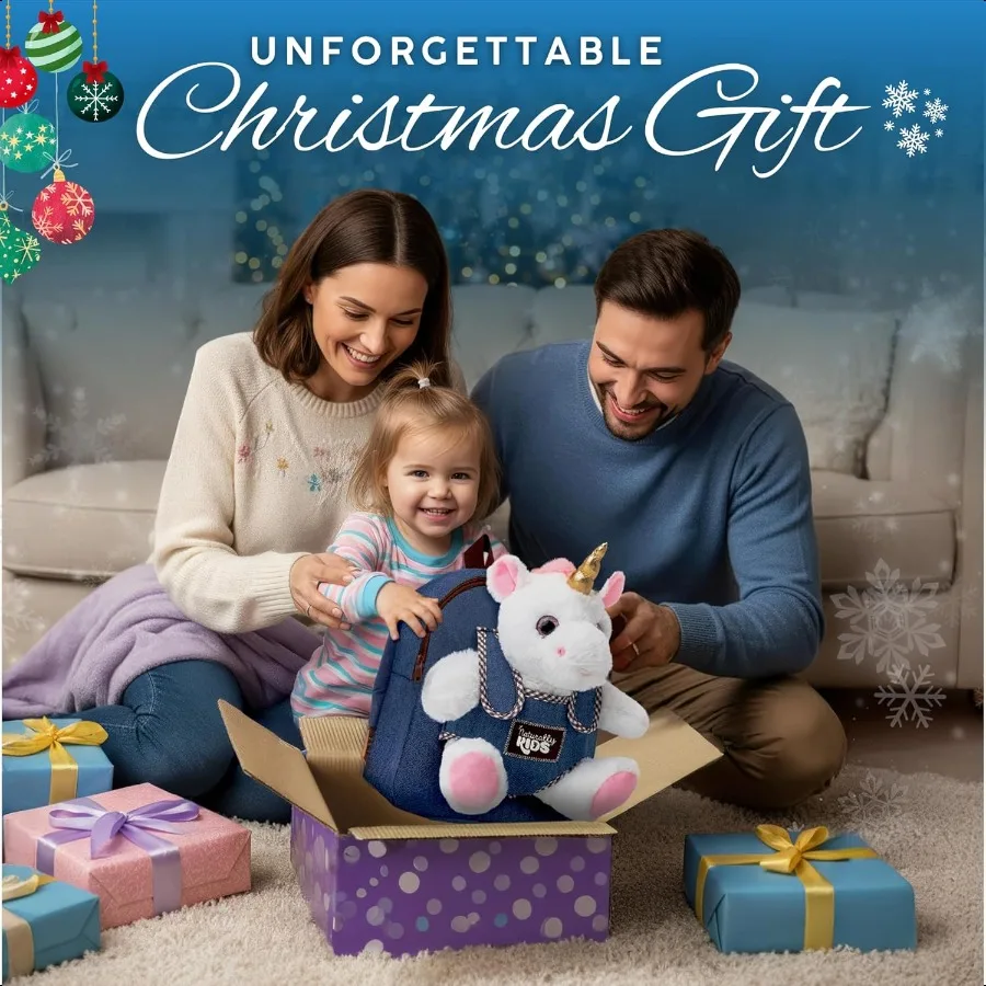 Jouets naturels pour filles de 3 ans, cadeaux d'anniversaire pour filles de 2 ans, cadeaux pour filles de 3 ans, sac à dos pour tout-petits