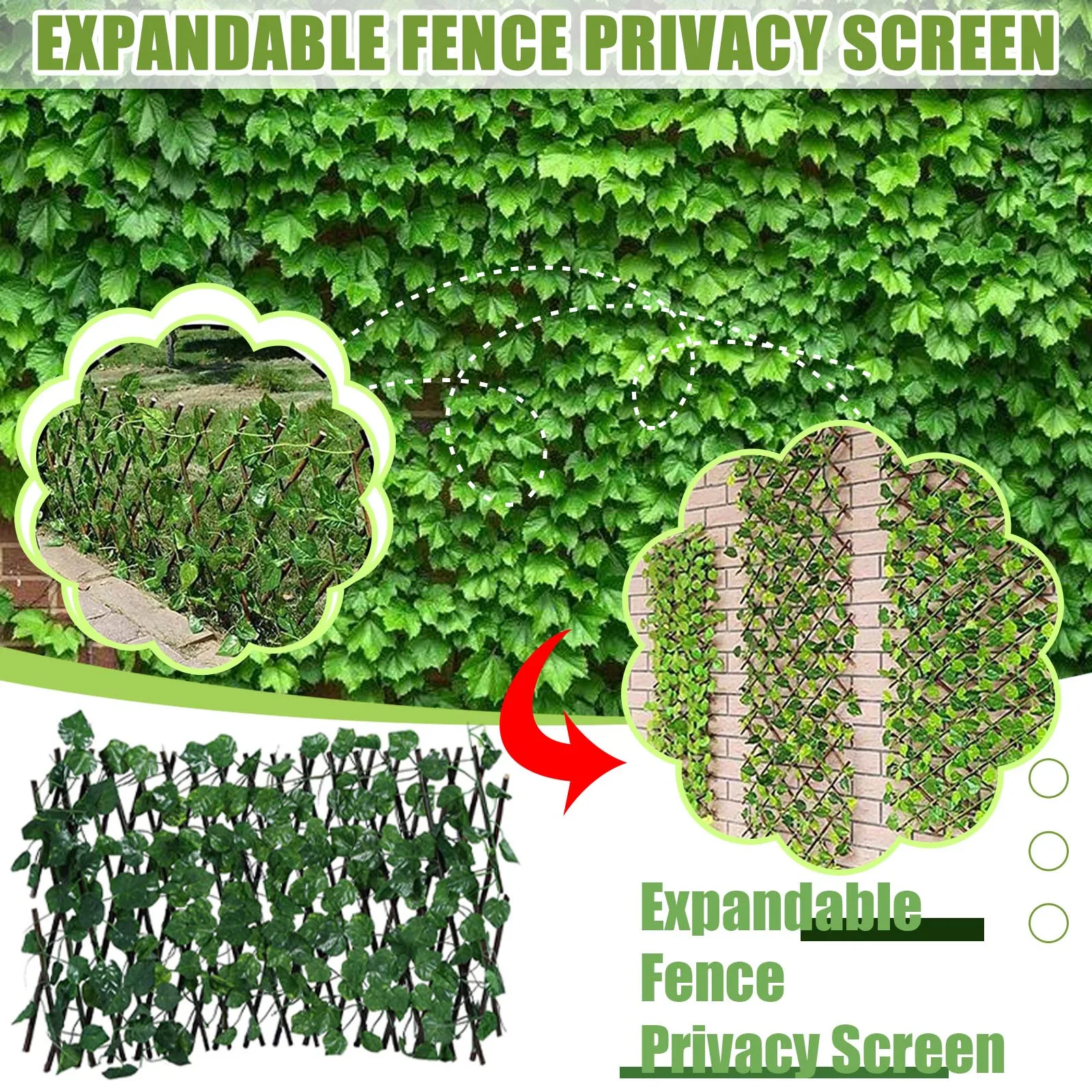 Artificial Ivy Fenc…