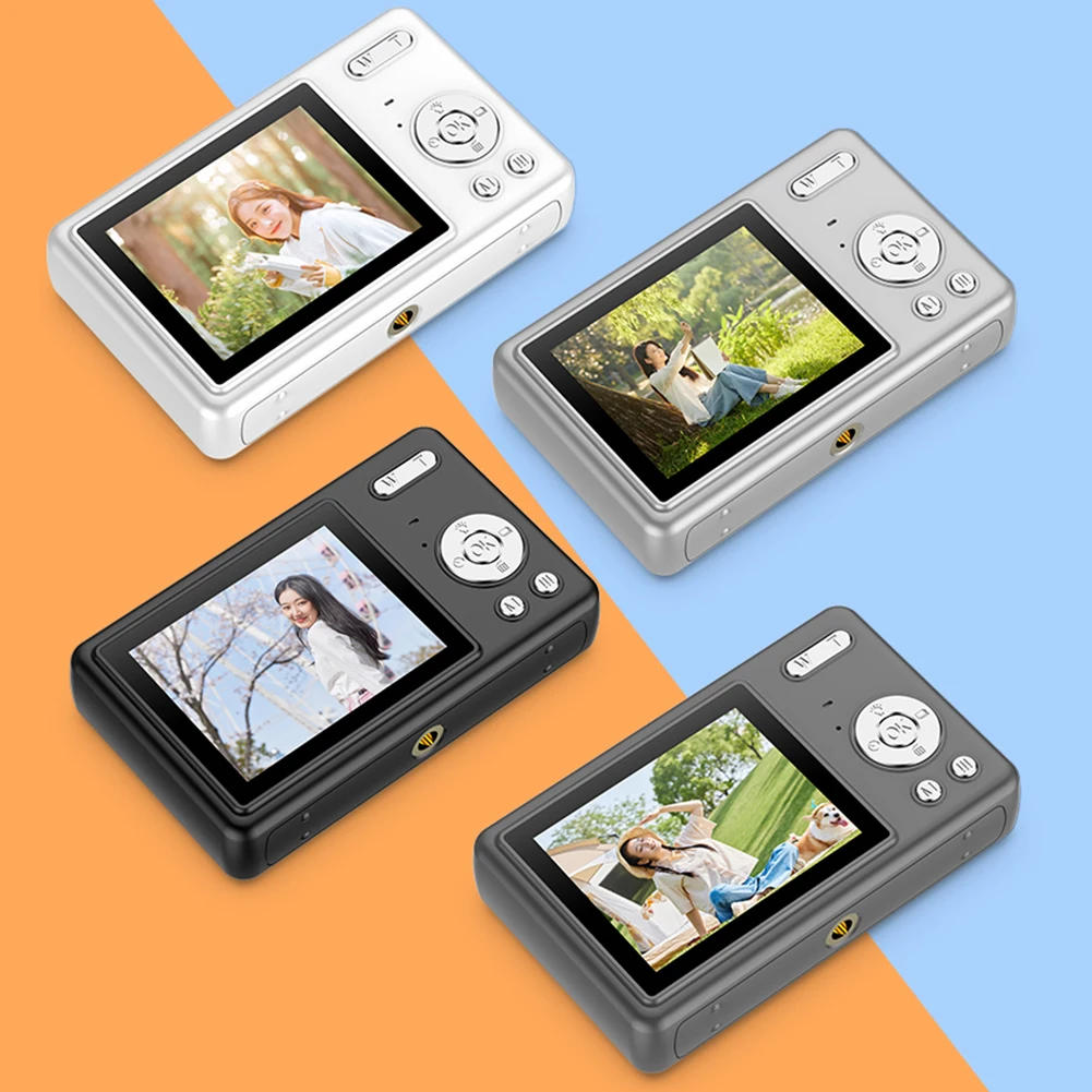 

4K HD 1080P Digital Camera 96MP Portable Vlogging Camera 16X Zoom Camcorder Camera 2.4 Inch IPS Screen for Adults Beginners