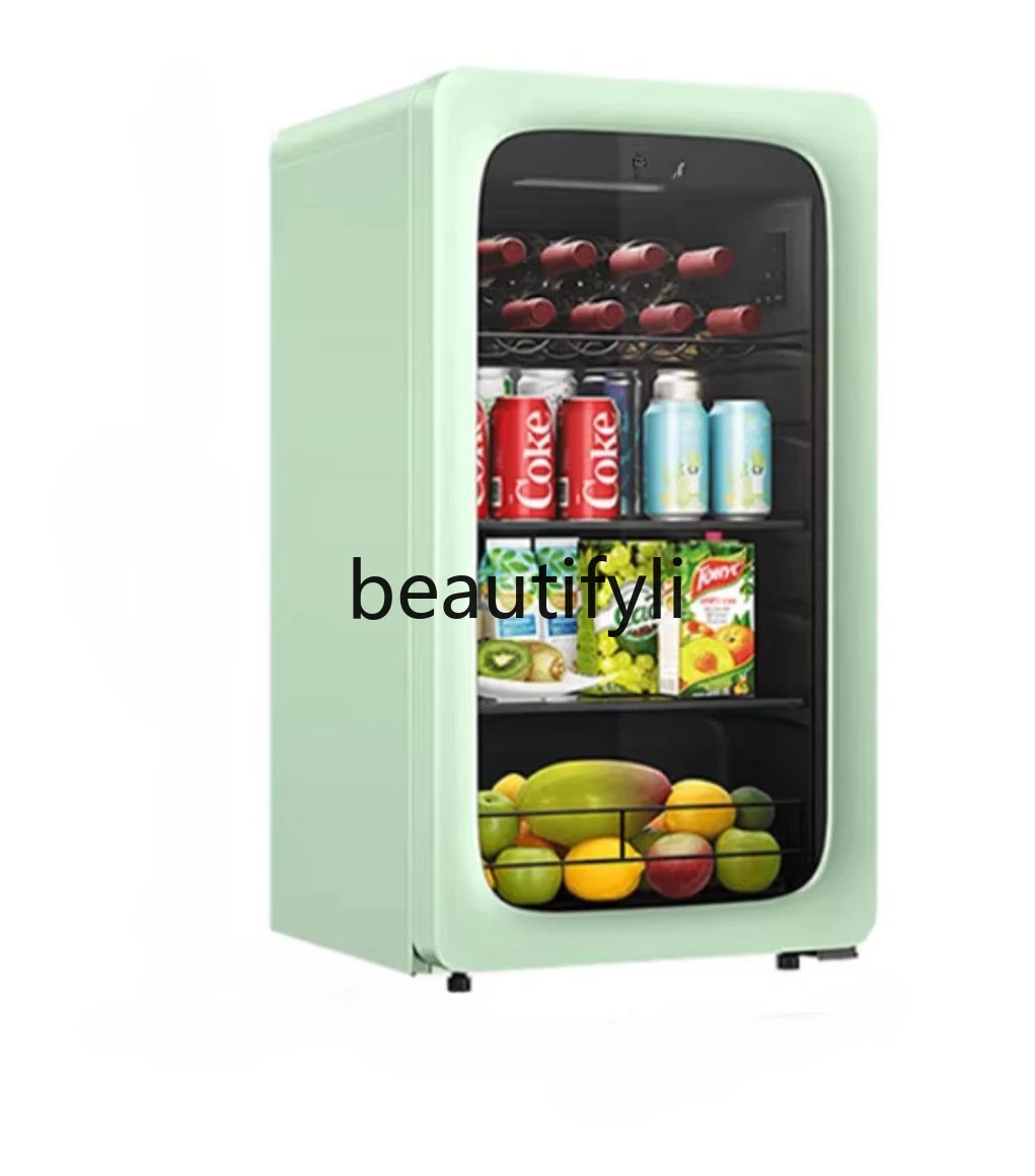 

92 liters ice bar vitality household living room refrigerator tea beverage cabinet office small refrigerator