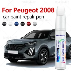 For Peugeot 2008 2013-2025 P21 P54 Paint Repair Pen Touch Up Scratch Remover DIY Auto Accessories Black White Grey Blue Orange