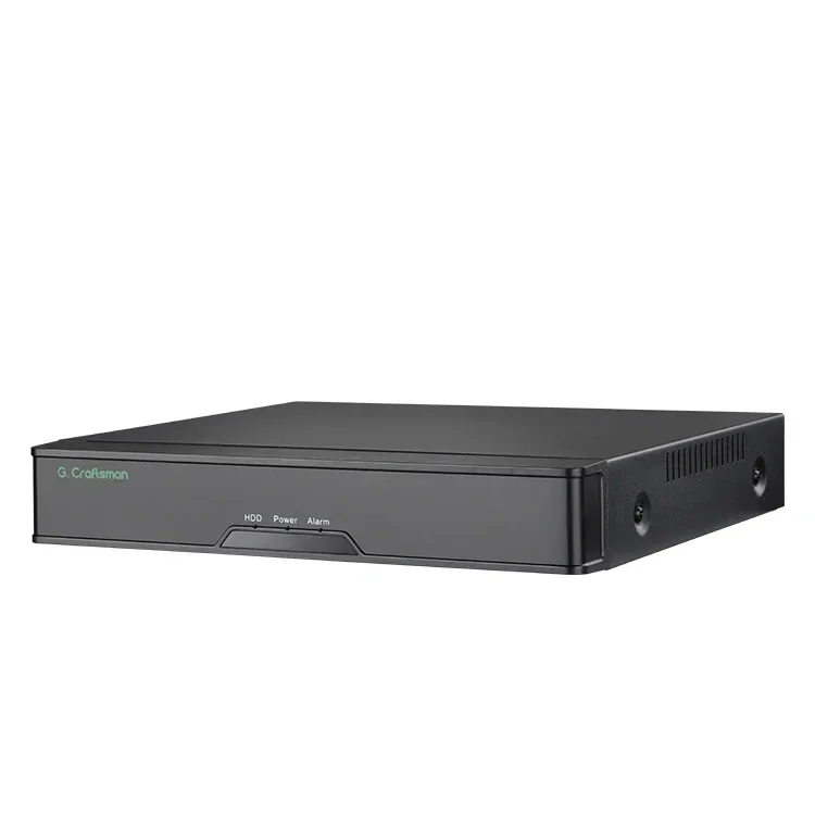 

GX-N8016H1-P8(RTS) OEM Gcraftsman 16CH Smart H265 4K 8MP CCTV IP NVR With 8 POE Ports 14TB HDD XMEYE APP