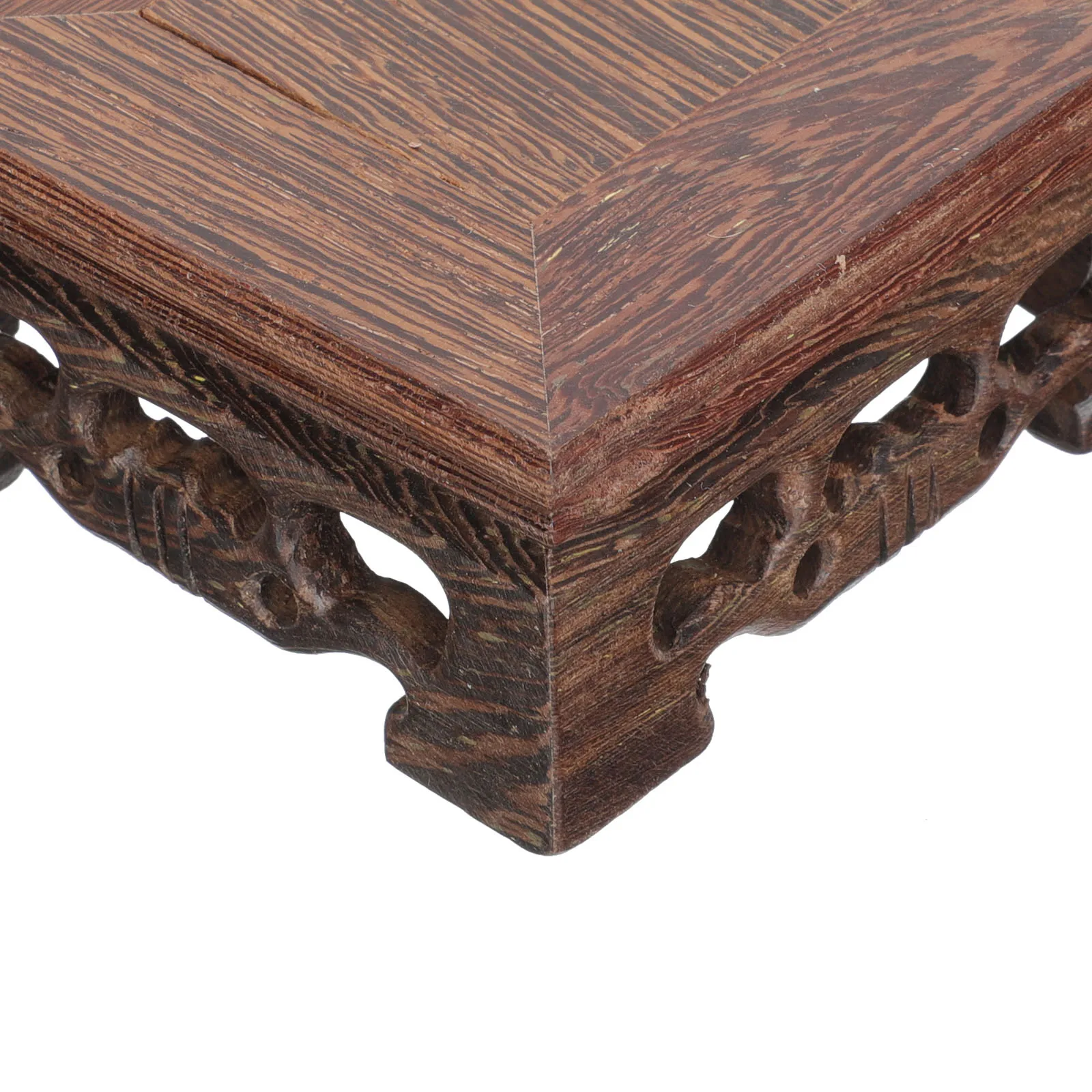 1Pcs Wooden Buddha Base Display Stand for Jade Craft Teapot Holder Home Decorative Storage Rack Wood Display Base