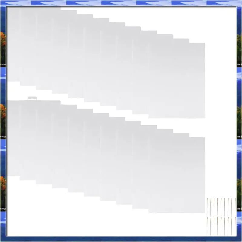 AS59 -15 قطعة 14 قطعة من صفائح القماش الشبكية البلاستيكية، قماش خياطة بلاستيكية مثقوبة، قماش شبكي بلاستيكي، متين