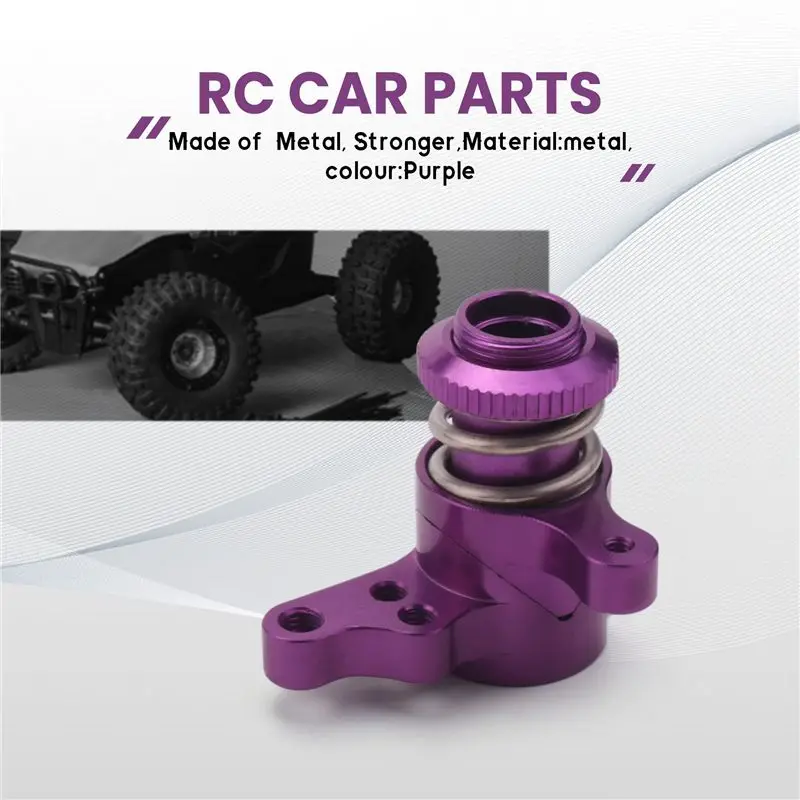 【CYBER MONDAY】Metal Swing Arm Steering Cup Shock Tower Upgrade Accessories Kit for 144001 1/14 124019 1/12 RC Car Parts,