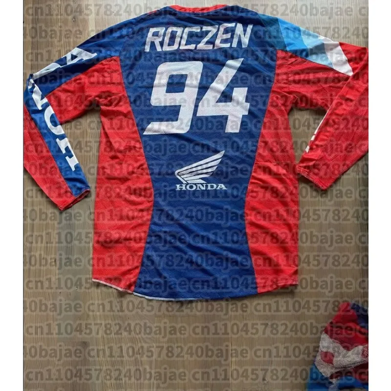 

2025 Summer Motocross Replica Ken Roczen 94 Honda Racing Team Reprint Jersey Loose Breathable 3D Printed Quick Dry long sleeve