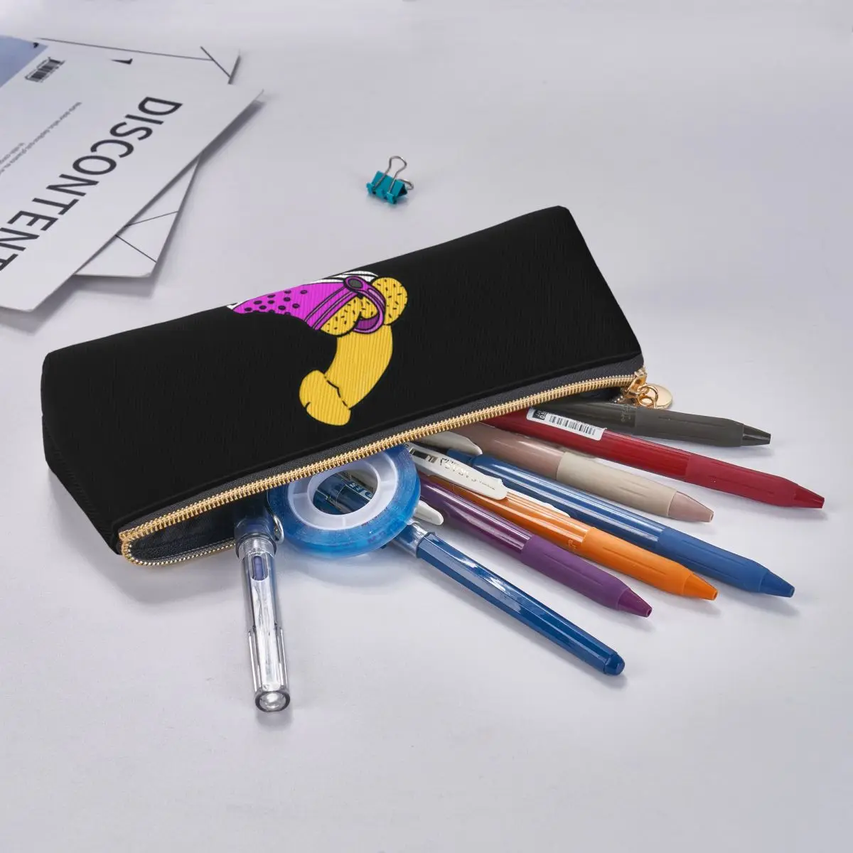 Divertida cosa en calzado cómodo, estuche para lápices para pene, estuche para lápices, suministros de papelería, caja para bolígrafos, bolsa para lápices para niños y niñas