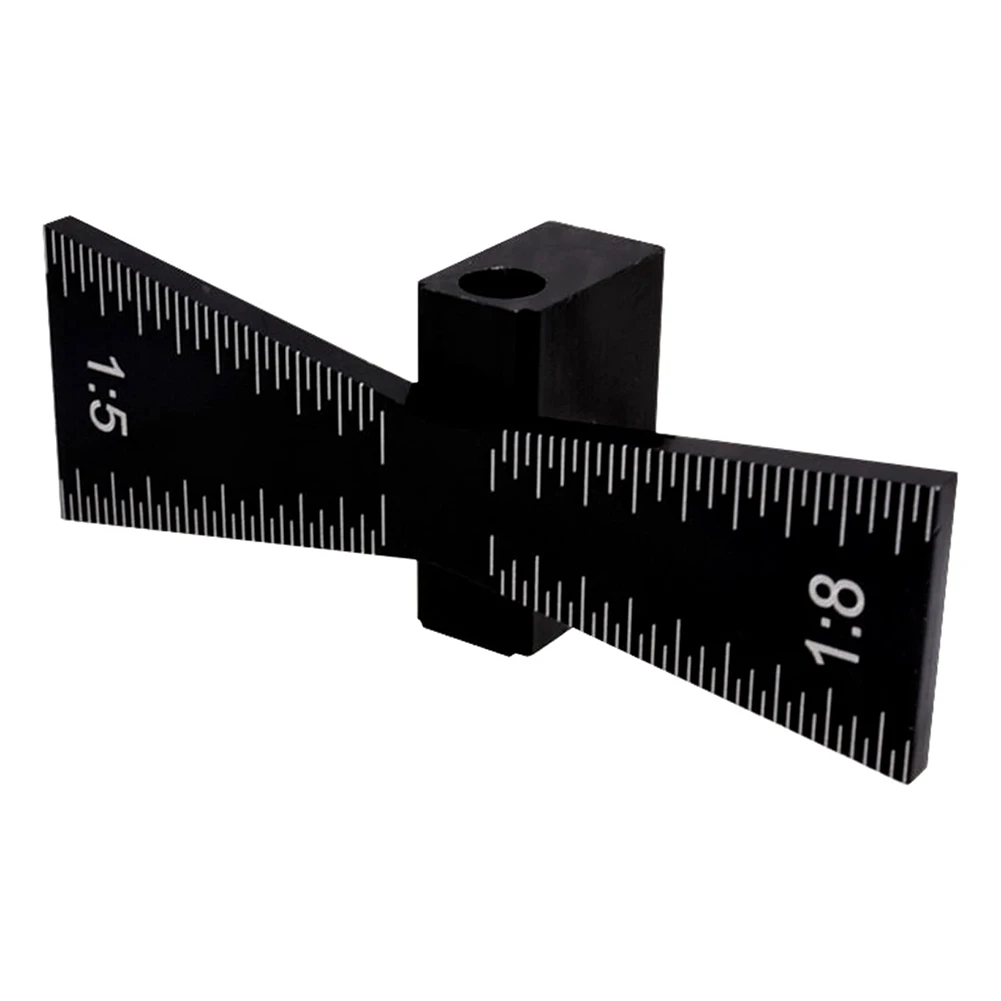 Carpentry Tool Dovetail Ruler Accurate Results Aluminum Construction Compact Size Easy To Use For Measurements