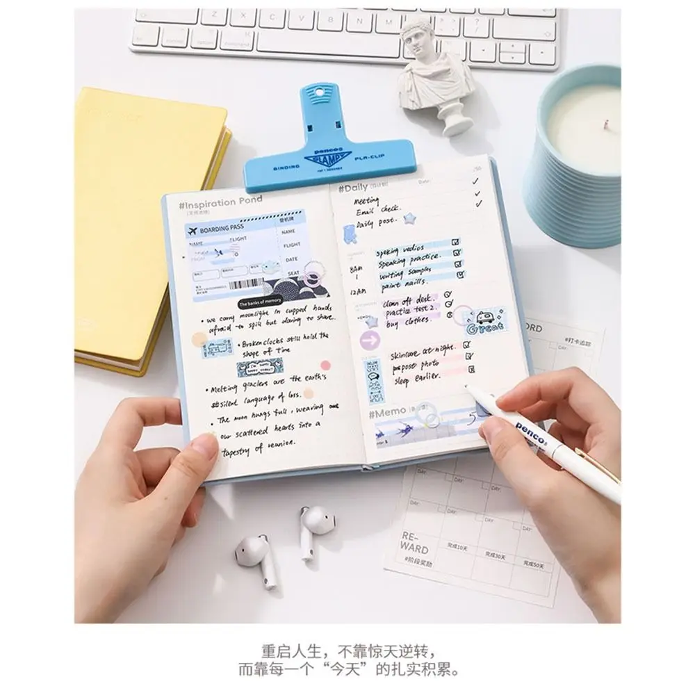 Robustes Mini-Timeline-Wochenplanbuch, tragbares, wasserdichtes Taschennotizbuch 2026 Wochenplaner