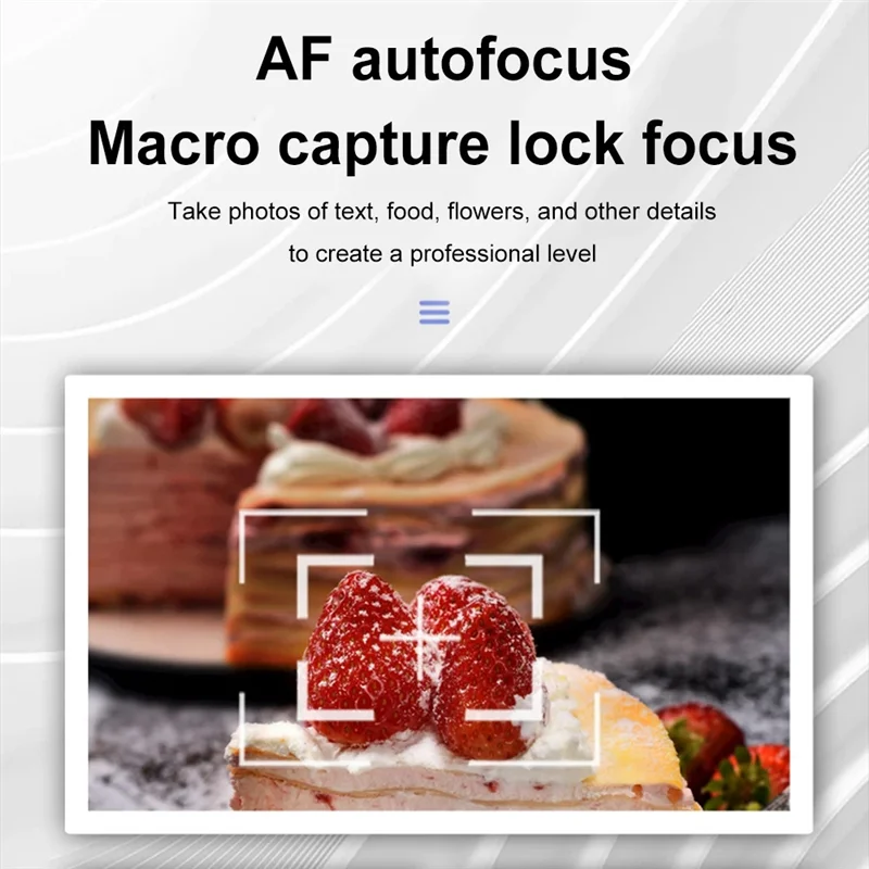 48MP HD ミニカメラ 2.4 インチ IPS ディスプレイ 16X ズームデジタルカメラ 4K ビデオカメラ 子供学生用補助光付き,シルバー