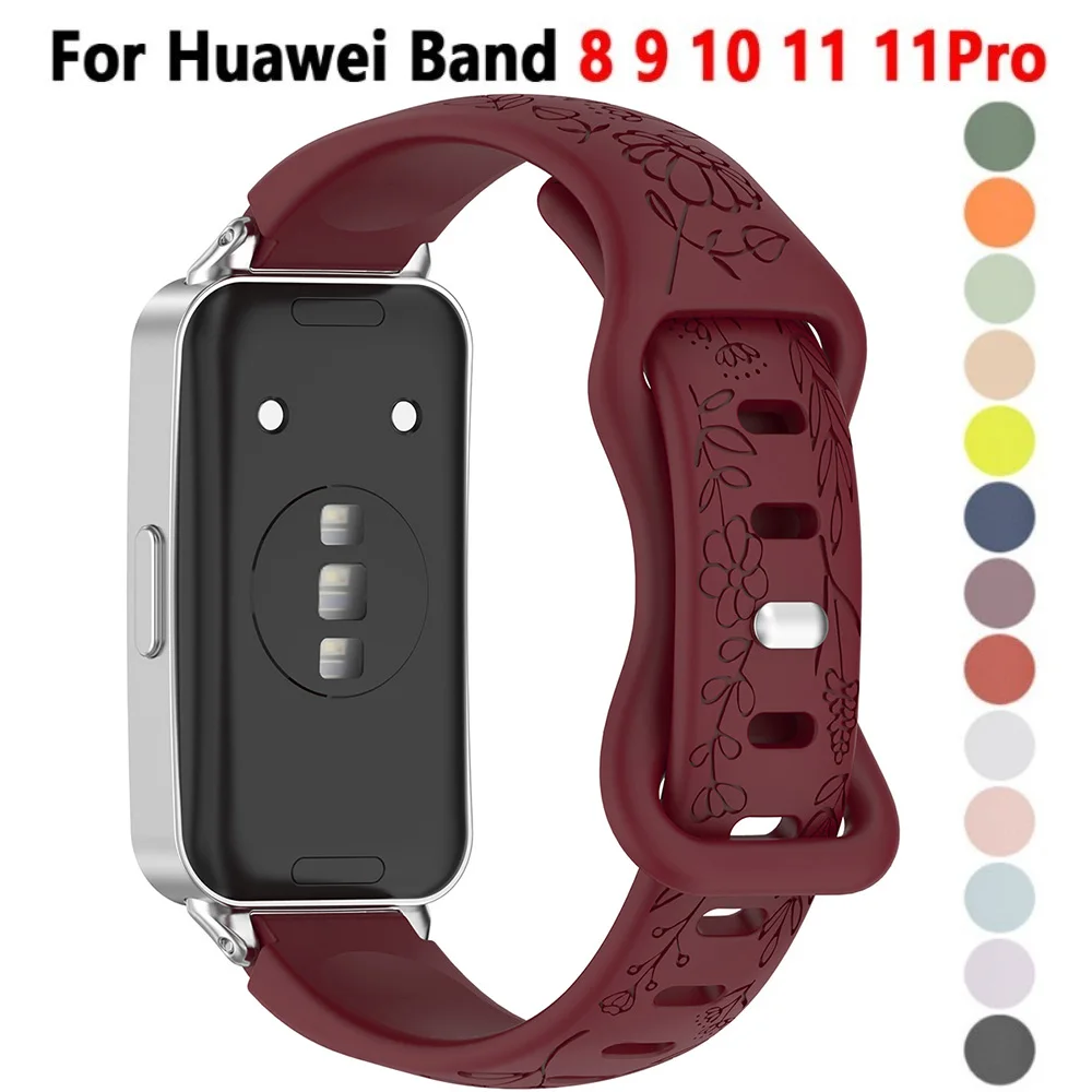 Sonnenblumen-Musterarmband für Huawei Band 11/11Pro NFC, austauschbares, verstellbares Armband für Huawei Watch 10 8 9, weiches Armband