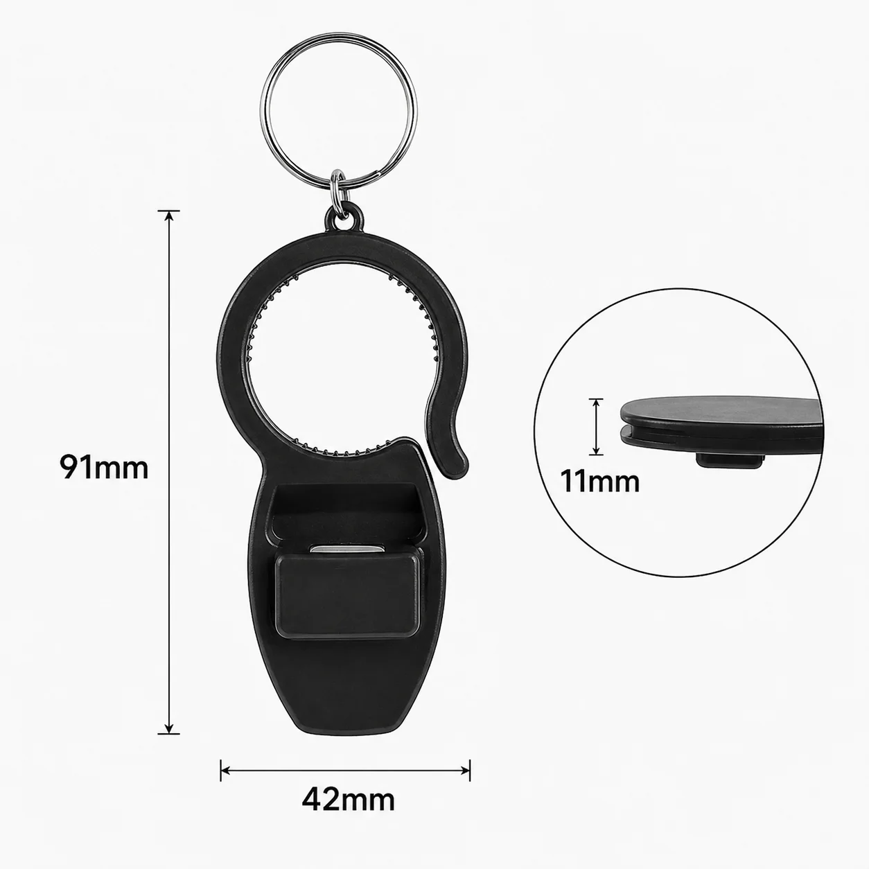 Multi-purpose Portable Bottle Opener Keychain Plastic 3 in 1 Wine Beverage Can Opener Wedding Party Kitchen Gadgets Accessories