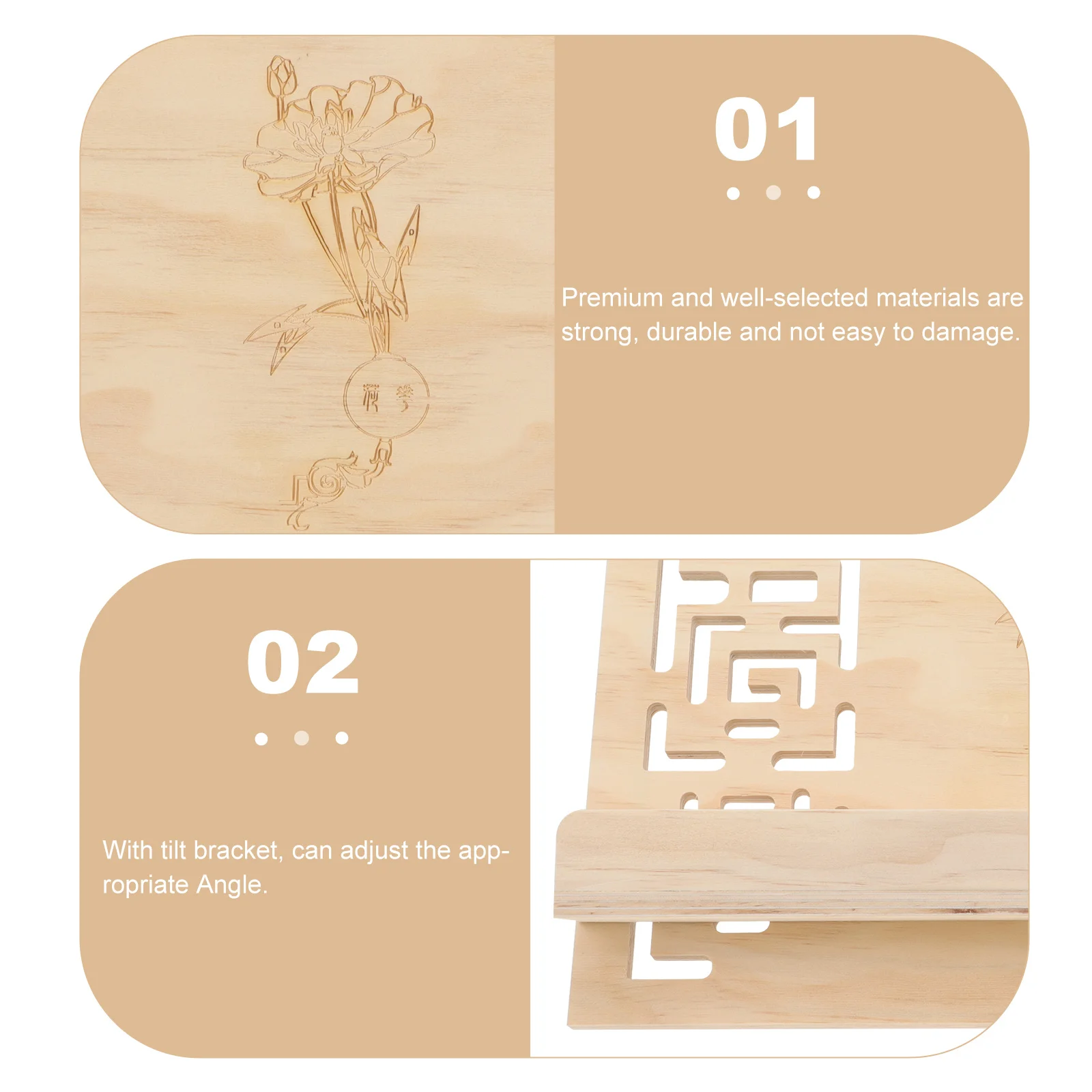 

Tablet Support Rack Musical Sheet Reading Holder Adjustable Angles Portable Music Stand Practical Design Music Score Holder