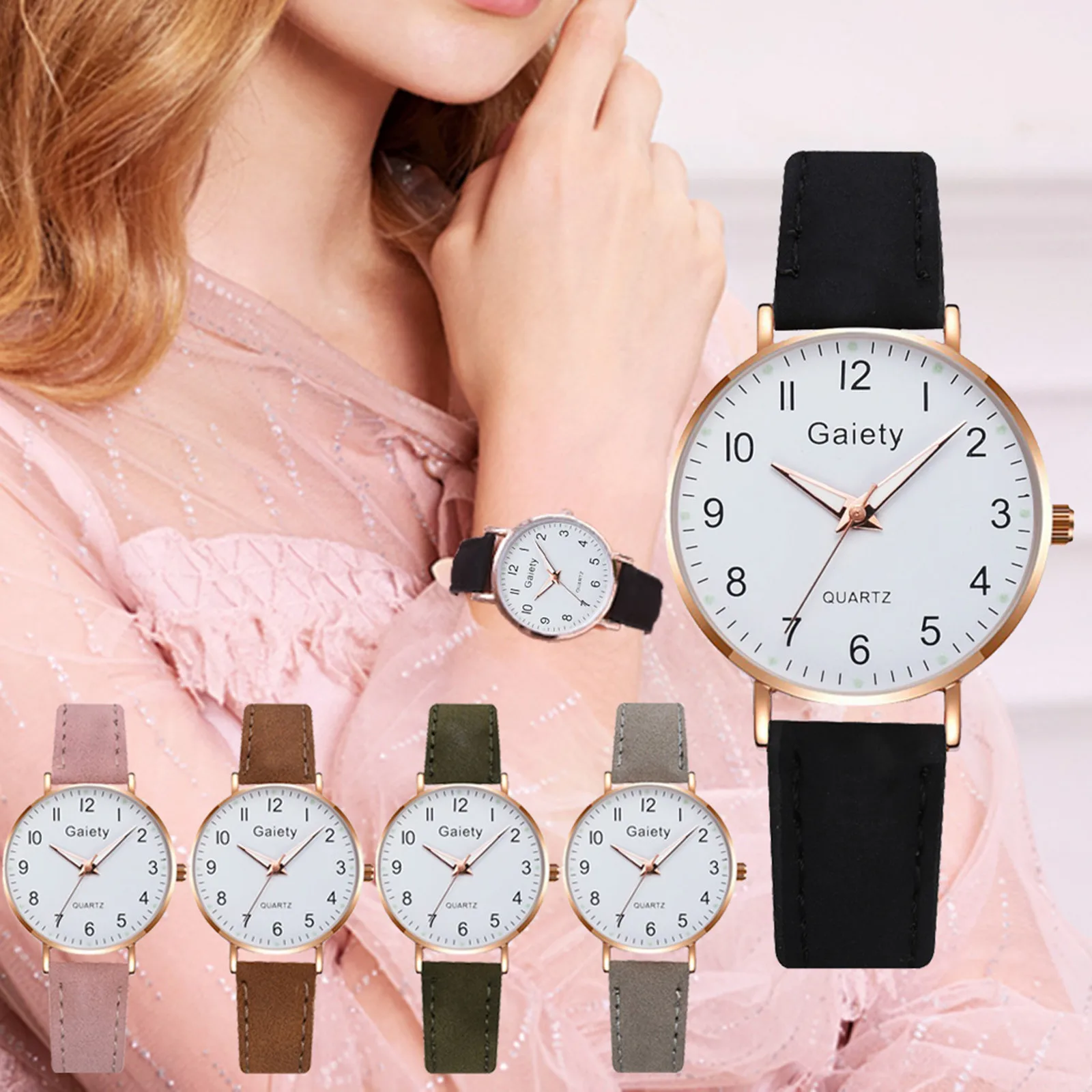 

Watch Women Casual Ladies Watches Top Brand Luxury Woman Watch Leather Waterproof Simple Dress Quartz Wristwatch Female Clocks