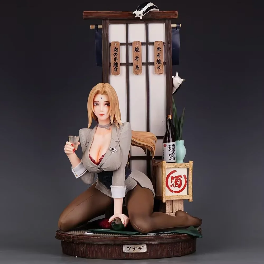 43cm NARUTO Shippuden Figure Tsunade Anime Girl PVC Action Figure Toy High Quality GK Game Statue Adult Collection Model Doll