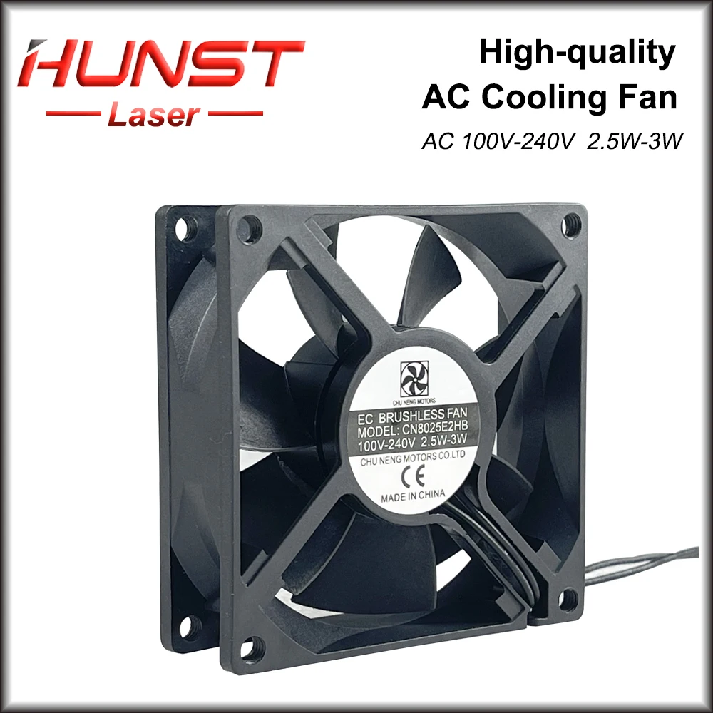 

HUNST CN8025E2HB 80*80*25MM 100~240V AC 2.5W-3W High Quality Industrial Cooling Fan