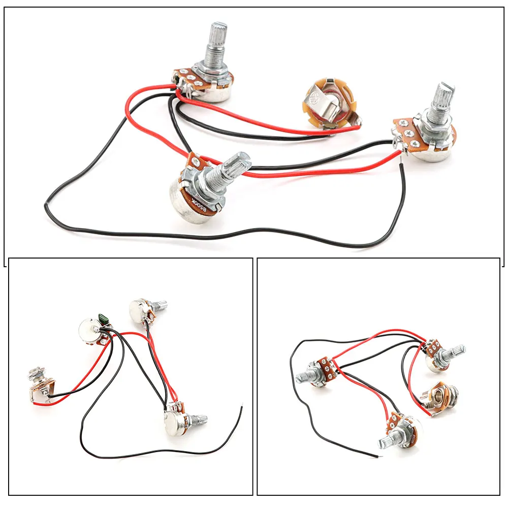 

Guitar Control Potentiometer Electronic Circuit Wiring Harness Wired Electric Supplies