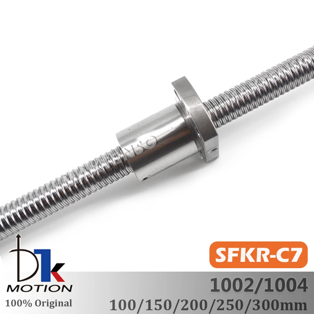 dtk movimento sfkr1002 sfkr1004 mini ballscrew c7 ballnut 100 150 200 250 300 mm pecas de impressora 3d substituir tbi eixo de alta precisao 01