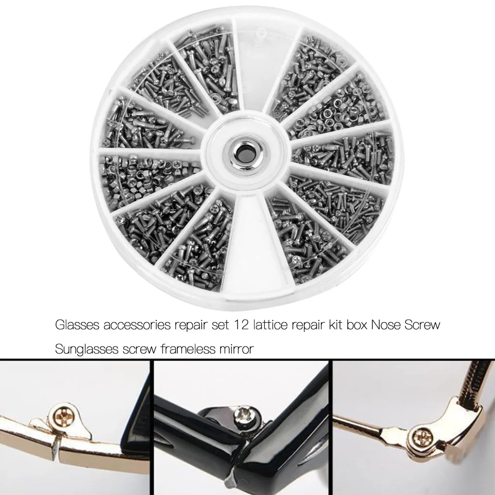 High-temperature maintenance tool standard set - Small screws, nuts - Combined set - For watch lenses - Combined set
