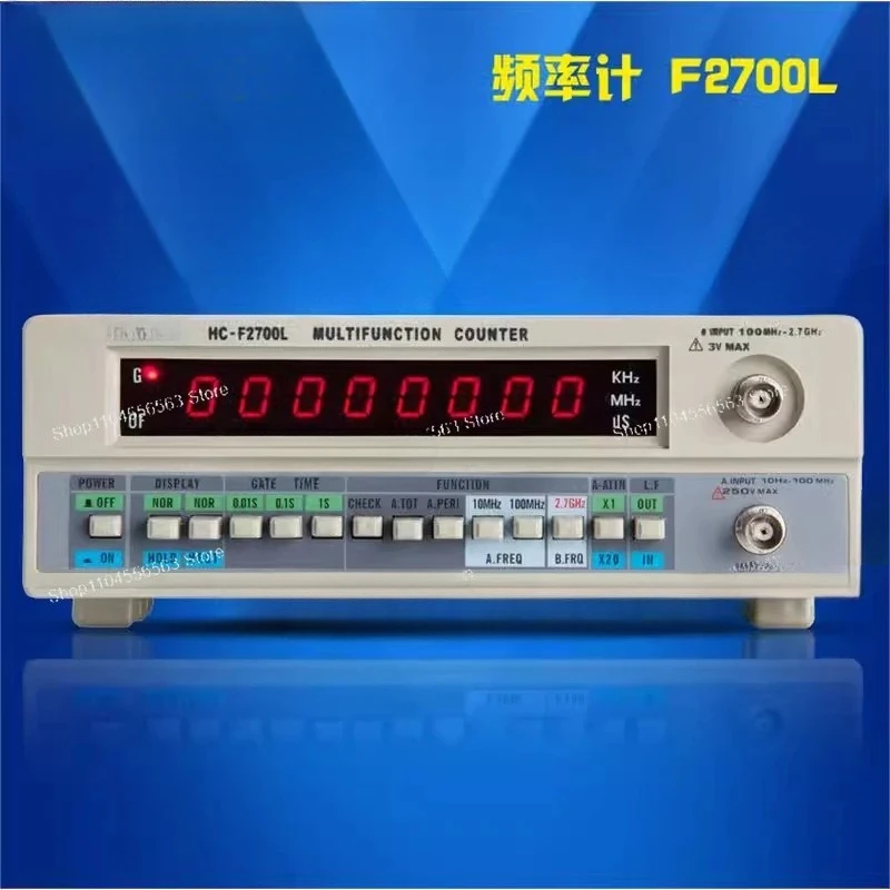 New HC-F2700L 2.7G 8-Bit LED Display Crystal Oscillator Frequency Meter Signal Counter Test for Electronic Components