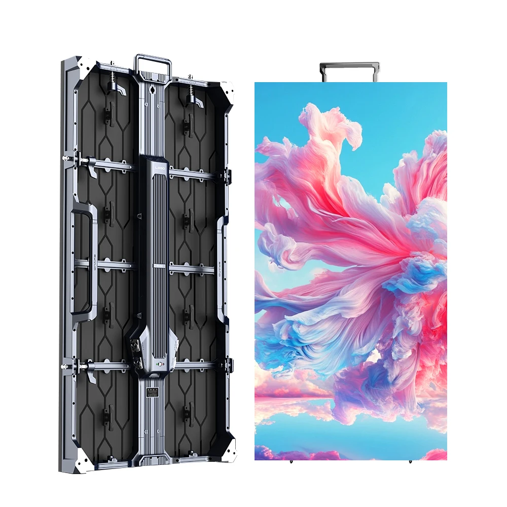 LED SignageOutdoor LED Screen 3000-5000 Nits Brightness Electronic Billboard Wireless Connection LED Pylon Sign Outdoor Rental D view 2