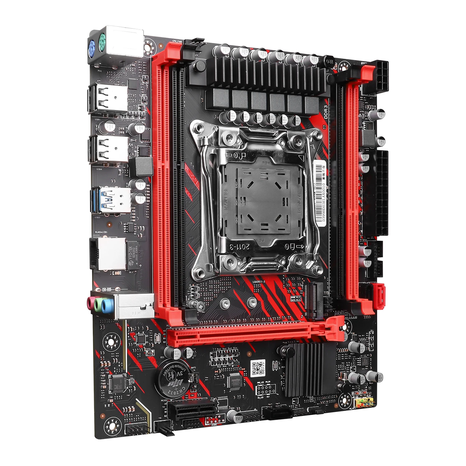 HUANANZHI X99M-HD3 Motherboard Set with Xeon E5 V3 CPU DDR3 RAM Max 128GB LGA2011-3 M.2 NVMe DIY Kit Micro ATX Mainboard view 3