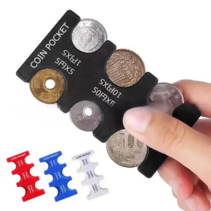 

Simple Metal Coins Dispenser Collection Purse Wallet Organizer Holder for Car Change Changer Holder Mini Dispenser