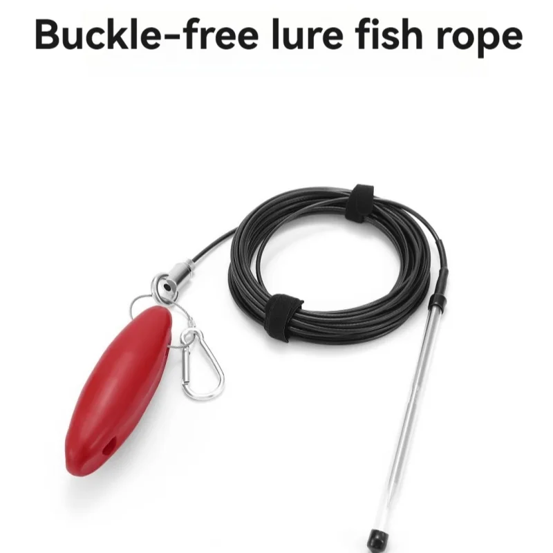 

5/8 м уличная приманка, леска, рыболовные снасти, прямая приманка, крючок, замок, держатель для рыбы, поплавок из проволоки из нержавеющей стали, аксессуары для рыбалки ​