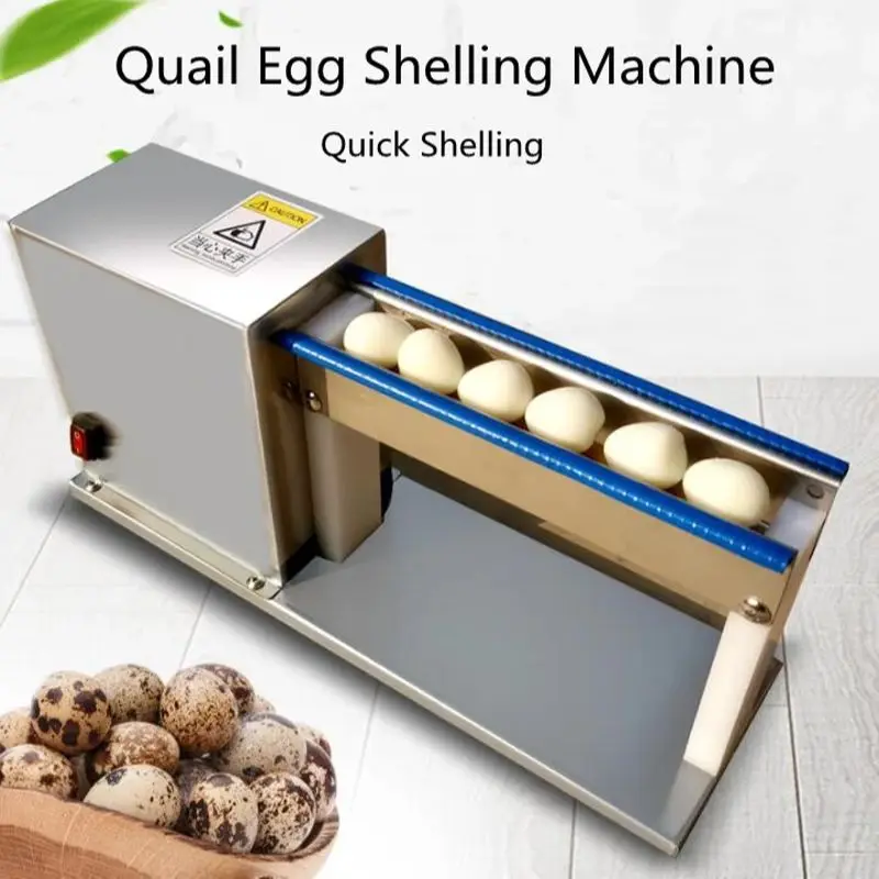 Quail Egg Peeler Shelling Machine Electric Stainless Steel Peeling Machine Small Water Cycle Shelling Machine