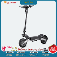 OOTD T10 Electric Scooter 900W Peak power 48V13AH Large Screen City Scooters Electric LED Screen 11 Inch Tire Portable E-Scooter