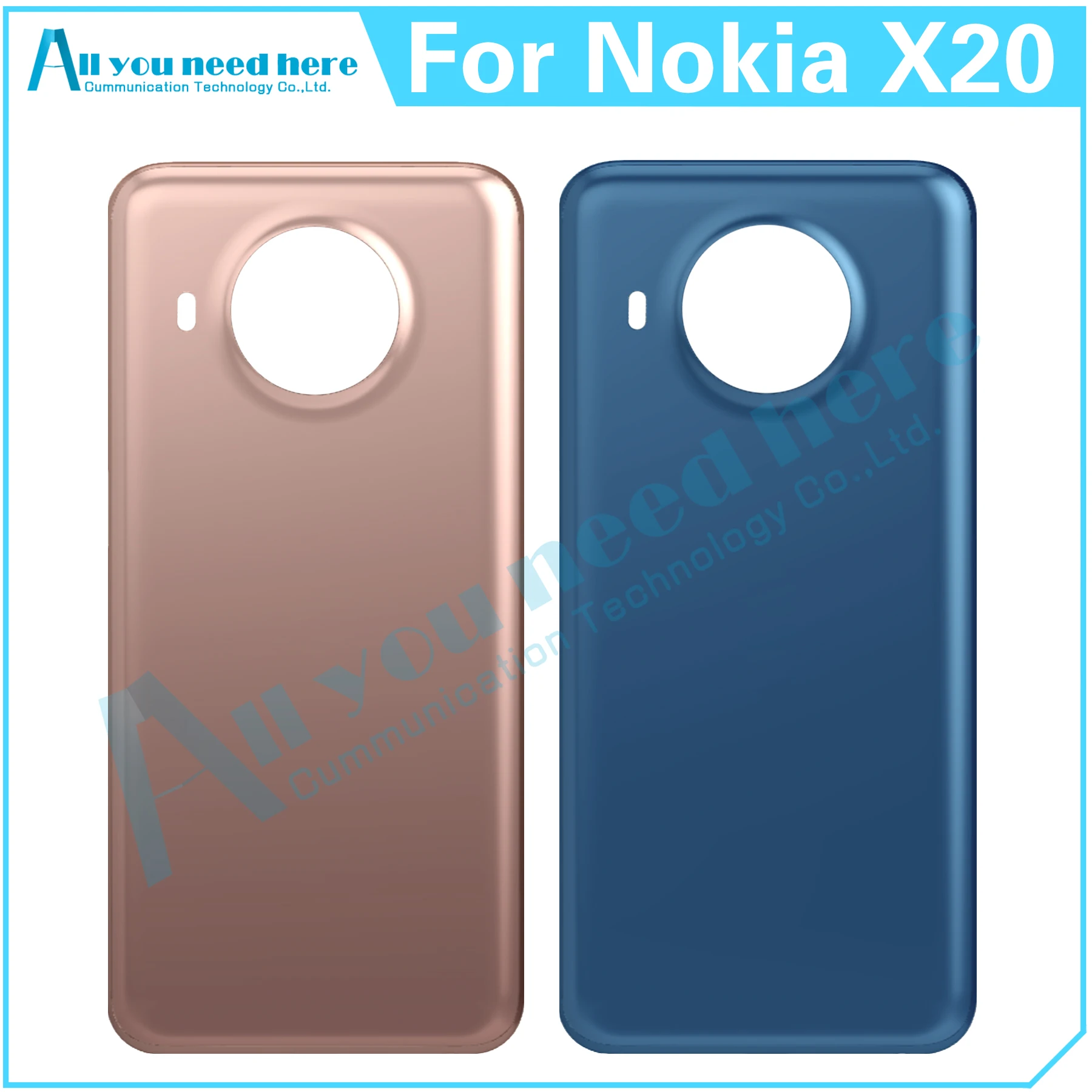 

For Nokia X20 TA-1341 TA-1344 ​Back Cover Door Housing Case Rear Cover Battery Cover