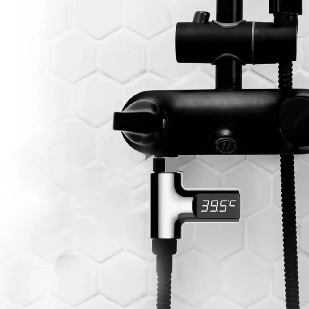 

Baby Care LED Display Water Temperature Monitor Hot Tub Monitoring Bathing Temperature Meter ABS 0-100℃ Shower Faucets Household