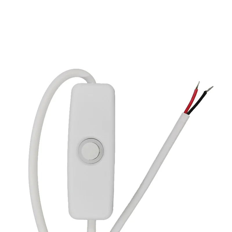 1PCS LED Strip USB Connector Cable Extension 2 Pin Power Supply Wire On/Off Switch Electrical 5V Wire For LED Lighting