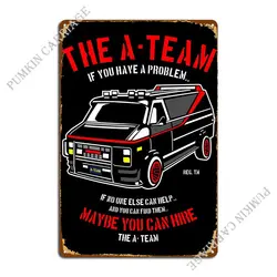 The A Team Metal Sign Designing Mural Pub Plates Kitchen Retro Tin Sign Poster