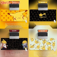 Pikachu Cute Mouse Pad Oversized Office Computer Keyboard Pad Desk Mat Student Custom Medium Small Number