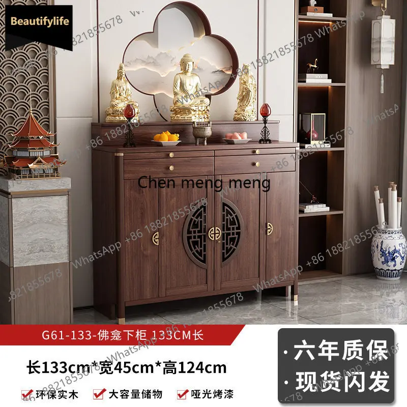 

new chinoiserie for home buddhist niche casual modern tribute stepped bodhisattva altar, buddha table c139