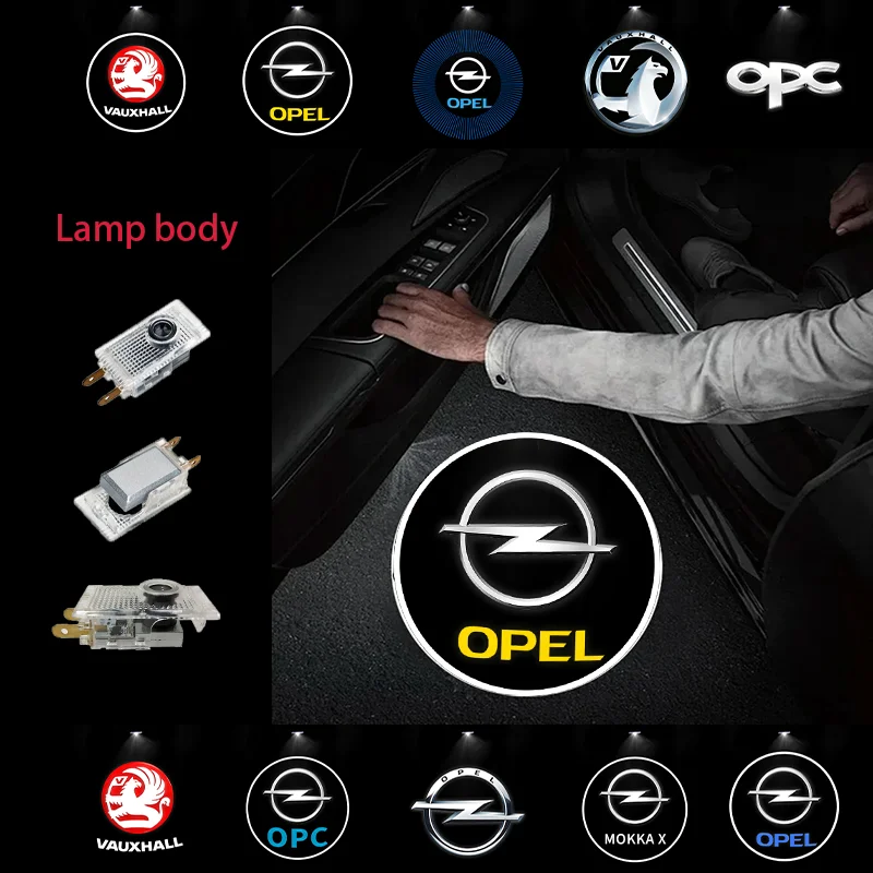 High-Definition Car Door Sign Welcome Light Projection Light for Opel Astra J G Insignia Corsa D Vectra C Zafira A Auto Gadgets