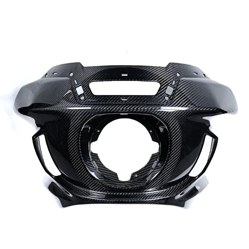

Suitable for Harley Soft Tail, Fluffy S/ST Motorcycle Modified Carbon Fiber Front Fairing Cover Front Windshield