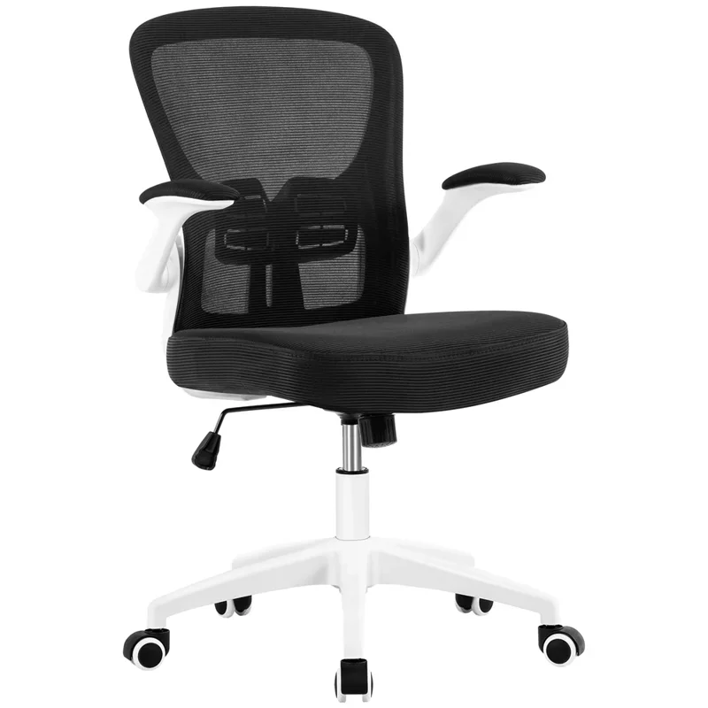 

Ergonomic Mesh Office Chair with Lumbar Support Mid-back, White